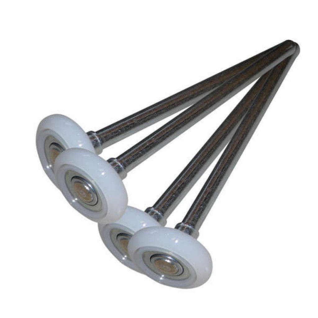 Nylon Garage Door Rollers 2" Long White (Pack of 4 ) Portes de garage